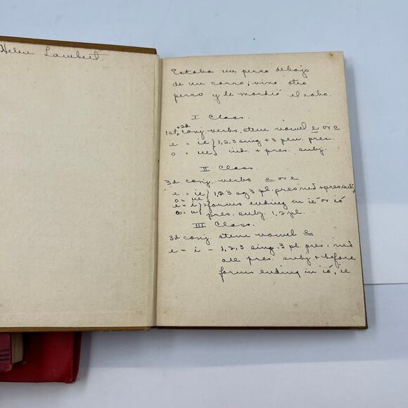 Antique Books Spanish English Pocket Dictionary Conversational Spanish 1930-1940 - Picture 8 of 12